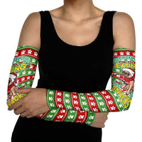 French Bulldog See You Eating Snacks Christmas Arm Sleeves Xmas Holiday Patterns - Wonder Print Shop