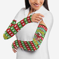 French Bulldog See You Eating Snacks Christmas Arm Sleeves Xmas Holiday Patterns - Wonder Print Shop