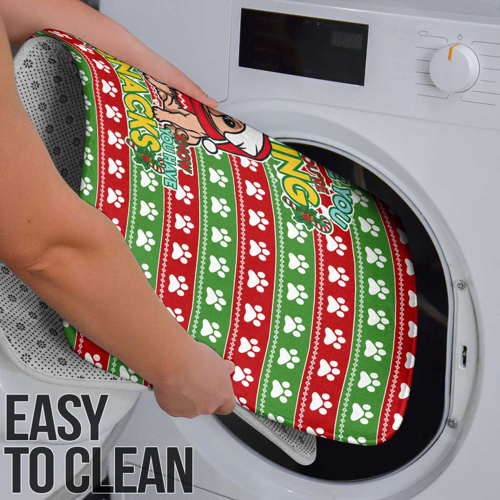 French Bulldog See You Eating Snacks Christmas Bathroom Set Xmas Holiday Patterns - Wonder Print Shop