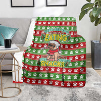 French Bulldog See You Eating Snacks Christmas Blanket Xmas Holiday Patterns - Wonder Print Shop