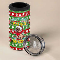 French Bulldog See You Eating Snacks Christmas 4 in 1 Can Cooler Tumbler Xmas Holiday Patterns - Wonder Print Shop