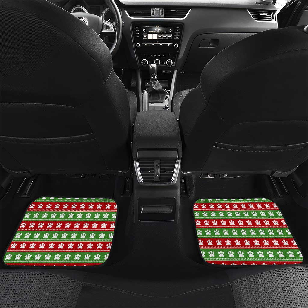 French Bulldog See You Eating Snacks Christmas Car Mats Xmas Holiday Patterns - Wonder Print Shop