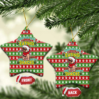 French Bulldog See You Eating Snacks Christmas Ceramic Ornament Xmas Holiday Patterns - Wonder Print Shop
