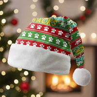 French Bulldog See You Eating Snacks Christmas Santa Hat Xmas Holiday Patterns - Wonder Print Shop