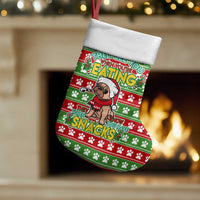 French Bulldog See You Eating Snacks Christmas Stocking Xmas Holiday Patterns - Wonder Print Shop