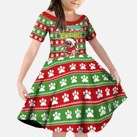 French Bulldog See You Eating Snacks Christmas Family Matching Long Sleeve Bodycon Dress and Hawaiian Shirt Xmas Holiday Patterns - Wonder Print Shop