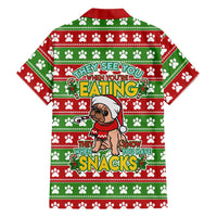 French Bulldog See You Eating Snacks Christmas Family Matching Mermaid Dress and Hawaiian Shirt Xmas Holiday Patterns - Wonder Print Shop