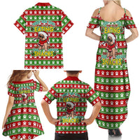 French Bulldog See You Eating Snacks Christmas Family Matching Summer Maxi Dress and Hawaiian Shirt Xmas Holiday Patterns - Wonder Print Shop