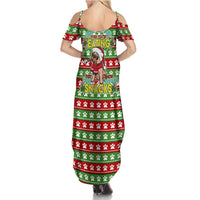 French Bulldog See You Eating Snacks Christmas Family Matching Summer Maxi Dress and Hawaiian Shirt Xmas Holiday Patterns - Wonder Print Shop
