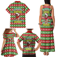 French Bulldog See You Eating Snacks Christmas Family Matching Tank Maxi Dress and Hawaiian Shirt Xmas Holiday Patterns - Wonder Print Shop