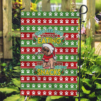 French Bulldog See You Eating Snacks Christmas Garden Flag Xmas Holiday Patterns - Wonder Print Shop