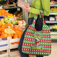 French Bulldog See You Eating Snacks Christmas Grocery Bag Xmas Holiday Patterns - Wonder Print Shop