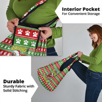 French Bulldog See You Eating Snacks Christmas Grocery Bag Xmas Holiday Patterns - Wonder Print Shop
