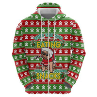 French Bulldog See You Eating Snacks Christmas Hoodie Xmas Holiday Patterns - Wonder Print Shop