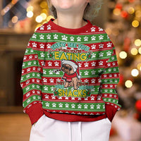 French Bulldog See You Eating Snacks Christmas Kid Ugly Christmas Sweater Xmas Holiday Patterns - Wonder Print Shop
