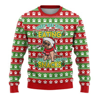 French Bulldog See You Eating Snacks Christmas Ugly Christmas Sweater Xmas Holiday Patterns - Wonder Print Shop