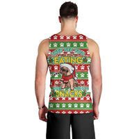 French Bulldog See You Eating Snacks Christmas Men Tank Top Xmas Holiday Patterns - Wonder Print Shop