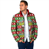 French Bulldog See You Eating Snacks Christmas Padded Jacket Xmas Holiday Patterns - Wonder Print Shop