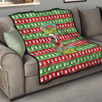 French Bulldog See You Eating Snacks Christmas Quilt Xmas Holiday Patterns - Wonder Print Shop