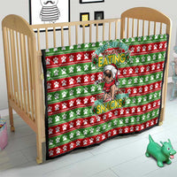 French Bulldog See You Eating Snacks Christmas Quilt Xmas Holiday Patterns - Wonder Print Shop