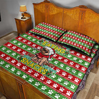 French Bulldog See You Eating Snacks Christmas Quilt Bed Set Xmas Holiday Patterns - Wonder Print Shop