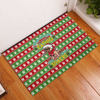 French Bulldog See You Eating Snacks Christmas Rubber Doormat Xmas Holiday Patterns - Wonder Print Shop