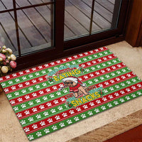 French Bulldog See You Eating Snacks Christmas Rubber Doormat Xmas Holiday Patterns - Wonder Print Shop