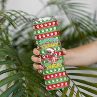 French Bulldog See You Eating Snacks Christmas Skinny Tumbler Xmas Holiday Patterns - Wonder Print Shop
