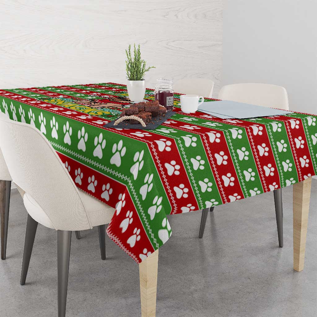 French Bulldog See You Eating Snacks Christmas Tablecloth Xmas Holiday Patterns - Wonder Print Shop