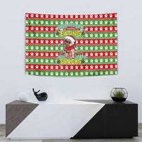 French Bulldog See You Eating Snacks Christmas Tapestry Xmas Holiday Patterns - Wonder Print Shop