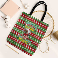 French Bulldog See You Eating Snacks Christmas Tote Bag Xmas Holiday Patterns - Wonder Print Shop