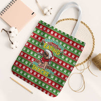 French Bulldog See You Eating Snacks Christmas Tote Bag Xmas Holiday Patterns - Wonder Print Shop