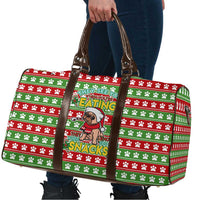 French Bulldog See You Eating Snacks Christmas Travel Bag Xmas Holiday Patterns - Wonder Print Shop