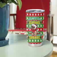 French Bulldog See You Eating Snacks Christmas Tumbler Cup Xmas Holiday Patterns - Wonder Print Shop