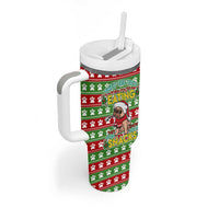 French Bulldog See You Eating Snacks Christmas Tumbler With Handle Xmas Holiday Patterns - Wonder Print Shop