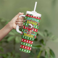 French Bulldog See You Eating Snacks Christmas Tumbler With Handle Xmas Holiday Patterns - Wonder Print Shop