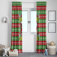 French Bulldog See You Eating Snacks Christmas Window Curtain Xmas Holiday Patterns - Wonder Print Shop