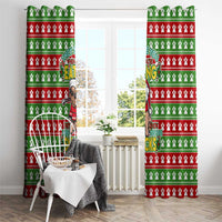 French Bulldog See You Eating Snacks Christmas Window Curtain Xmas Holiday Patterns - Wonder Print Shop