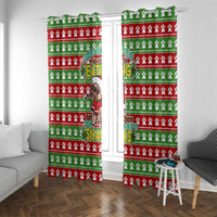 French Bulldog See You Eating Snacks Christmas Window Curtain Xmas Holiday Patterns - Wonder Print Shop