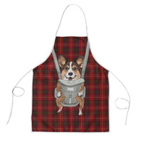 Front Carrier Dog Pembroke Welsh Corgi Christmas Apron Xmas Holiday Patterns - Wonder Print Shop