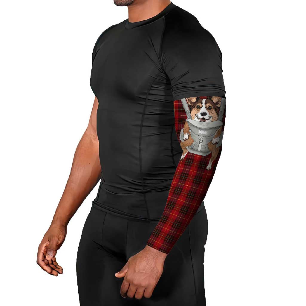 Front Carrier Dog Pembroke Welsh Corgi Christmas Arm Sleeves Xmas Holiday Patterns - Wonder Print Shop