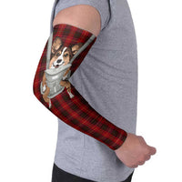 Front Carrier Dog Pembroke Welsh Corgi Christmas Arm Sleeves Xmas Holiday Patterns - Wonder Print Shop