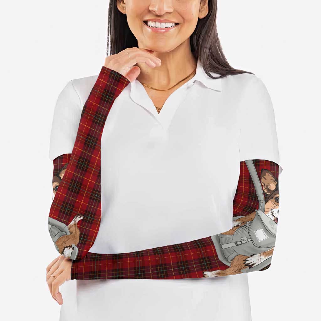 Front Carrier Dog Pembroke Welsh Corgi Christmas Arm Sleeves Xmas Holiday Patterns - Wonder Print Shop