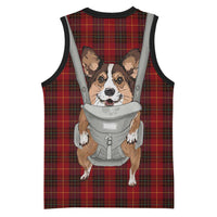 Front Carrier Dog Pembroke Welsh Corgi Christmas Basketball Jersey Xmas Holiday Patterns - Wonder Print Shop