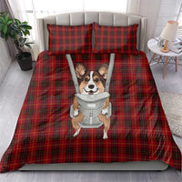 Front Carrier Dog Pembroke Welsh Corgi Christmas Bedding Set Xmas Holiday Patterns - Wonder Print Shop