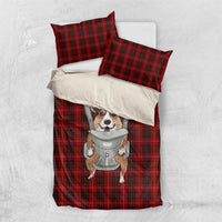 Front Carrier Dog Pembroke Welsh Corgi Christmas Bedding Set Xmas Holiday Patterns - Wonder Print Shop