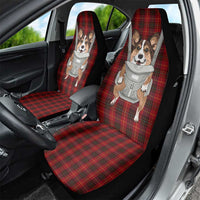 Front Carrier Dog Pembroke Welsh Corgi Christmas Car Seat Cover Xmas Holiday Patterns - Wonder Print Shop