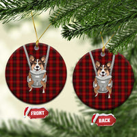 Front Carrier Dog Pembroke Welsh Corgi Christmas Ceramic Ornament Xmas Holiday Patterns - Wonder Print Shop