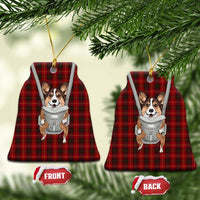 Front Carrier Dog Pembroke Welsh Corgi Christmas Ceramic Ornament Xmas Holiday Patterns - Wonder Print Shop