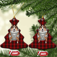 Front Carrier Dog Pembroke Welsh Corgi Christmas Ceramic Ornament Xmas Holiday Patterns - Wonder Print Shop